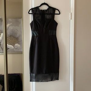 Black Dressy Mesh dress, Size 6
